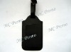 Leather luggage tag