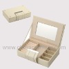 Leather makeup case/trinket box