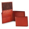 Leather man wallet with purse