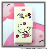 Leather mobile phone cases for iphone4g/4s with cute Kitty