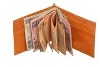 Leather money clip