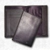 Leather passport wallet