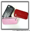 Leather phone case cover for iphone 4g/4s with excellent hand feeling