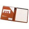 Leather portfolio case with card holder