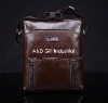 Leather shoulder bag for men