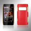 Leather skin case for Nokia X7
