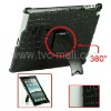 Leather skin stand case for ipad 2