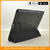 Leather smart cover for ipad2, pu leather case with smart cover for ipad 2, pu leather case with stand for ipad 2, OEM