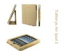 Leather teblet pc case for ipad 2