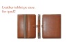 Leather teblet pc case for ipad 2