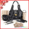 Leather tote mummy bag