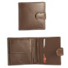 Leather wallet for man with snap