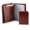 Leather wallet for man with spring