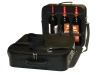 Leather wine bottle tote bag