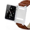 Leather wrist watch band for ipod nano 6