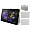 Leechee Veins Leather Skin Cover Shell For Samsung Galaxy Tab P7510-White