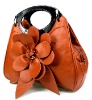 Legend cheap PU flower leather handbag