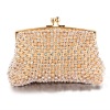 Legend skull clutch crystal clutch gold luxury clutch