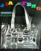 Leisure and Practical,Clear Plastic (PVC) Tote Bag with Shoulder Length Handle