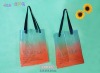 Leisure and practical, Gradient Color PVC Shopping Bag with Shoulder Strap
