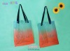 Leisure and practical, Gradient Color PVC Shopping Bag with Shoulder Strap