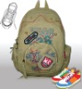 Leisure canvas school rucksack for teens