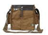 Leisure canvas shoudler bag for gentlemen