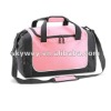 Leisure traveling bag with velcro handle
