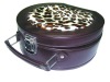 Leopard Flannelette Leather Cosmetic Box