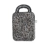 Leopard Point Printing Handle Notebook Bag