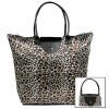 Leopard Print Foldable Shopping Tote Bag