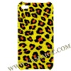 Leopard Print Hard Case Cover for iPhone 4 4th(Bright Yellow)