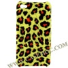 Leopard Print Hard Case Cover for iPhone 4 4th(Pale Yellow)
