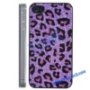 Leopard Shinny Hard Case for iPhone 4