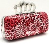 Leopard Skull Clutch Purse