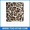 Leopard Style Leather Case with Kickstand for Apple's iPad 2, Different Colors Available