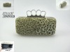 Leopard print evening bag