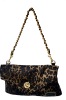 Leopard printing leather Handbag