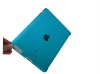 Light Blue Rubberized Matte Hard Cover Case for IPad 2 in 10 colors option