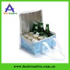 Light blue travel cold wine food box