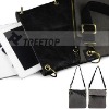 Light weight genuine leather bag for 10'' tablets PC, shoulder bag for ipad 2--HOT SELLING!!!
