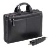 Lightweight Faux Leather Laptop Briefcase