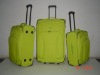 Lime color luggage case