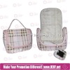 Lined Women Cosmetic Bag in Checks