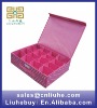 Lingerie storage box with 16 compartments