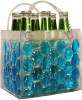 Liquid PVC ice bag for 6 bottles