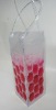 Liquid PVC wine bag 1 bottle for 4 sides and various colors