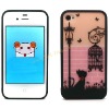 Little Cat Detachable Frosted Hard Case Shell Skin For Apple iPhone 4 4S