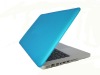 Logo See Through Rubberized Matte hard shell case for macbook Pro 15.4" OEM accepted
