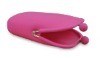 Long Mini Pink Silicone Coin Wallet